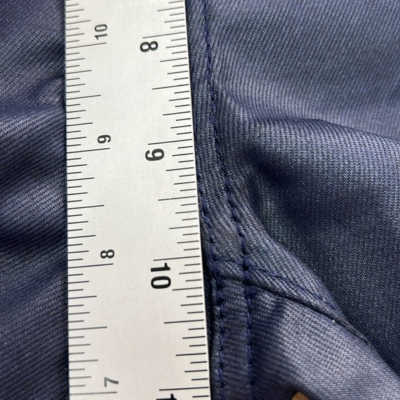 Loft Waxed Denim Jeans Size 8P Navy Blue Skinny High-Rise New w/o Tags - Picture 10 of 11